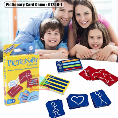 Pictionary Card Game : 0125D-1